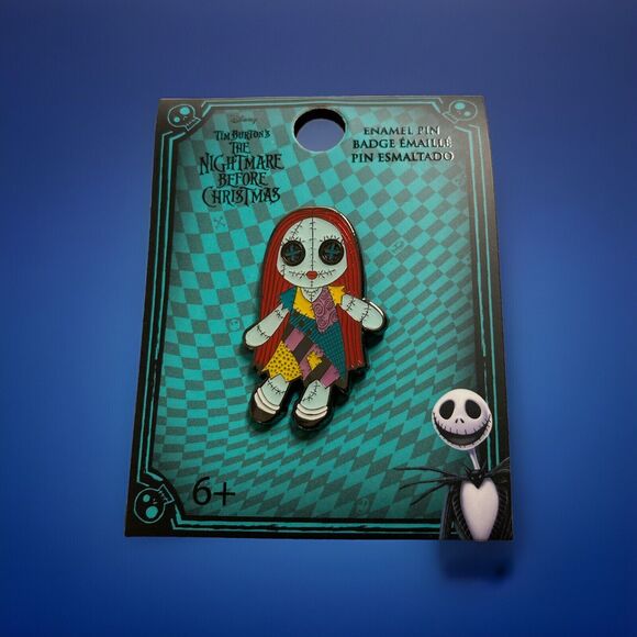 Disney Loungefly Nightmare Before Christmas Sally Doll Enamel Lapel Pin - Picture 1 of 4